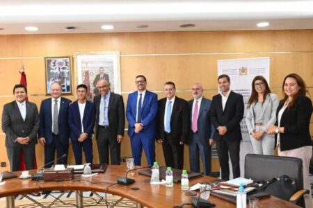 To reinforce cooperation.. Minister Abdellatif Miraoui received a delegation from Andes countries parliament