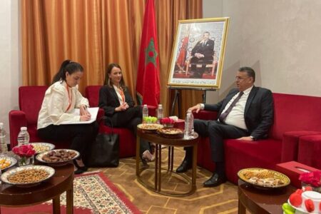 Minister of Justice held extensive meetings with heads of delegations participating in the international legal conference in Marrakech