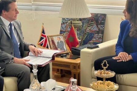 Reinforcing trade exchanges in the renewable energies sector.. Focus of talks between Minister of Energy Transition and British Minister of Commerce