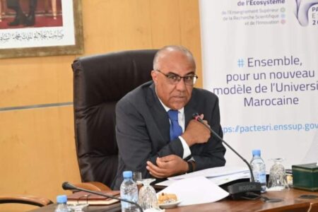 Minister Abdellatif Miraoui presides over a meeting of the national coordination higher education committee