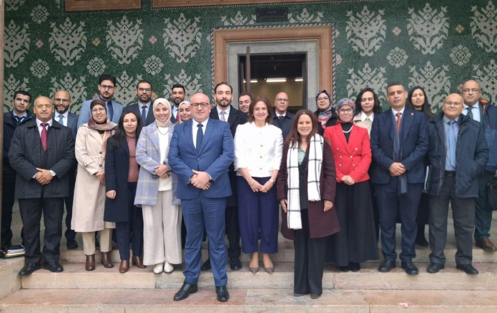 لقاء يجمع مسؤولين بوزارة العدل مع نظرائهم بجمهورية اليونان