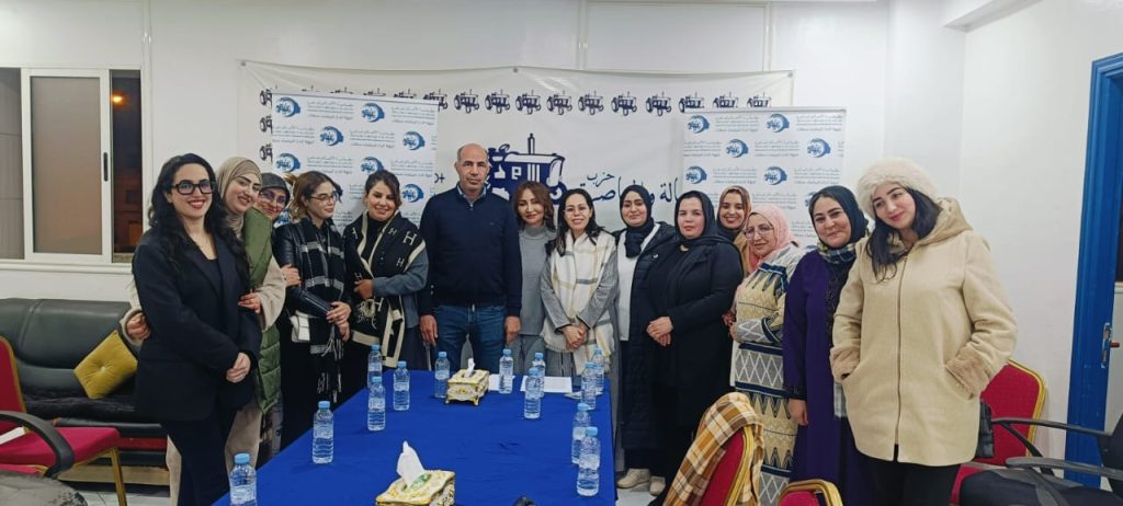 هشام صابيري ونادية فكري يعقدان اجتماعا مع فعاليات نسائية بعمالة مقاطعات سيدي مومن- سيدي البرنوصي