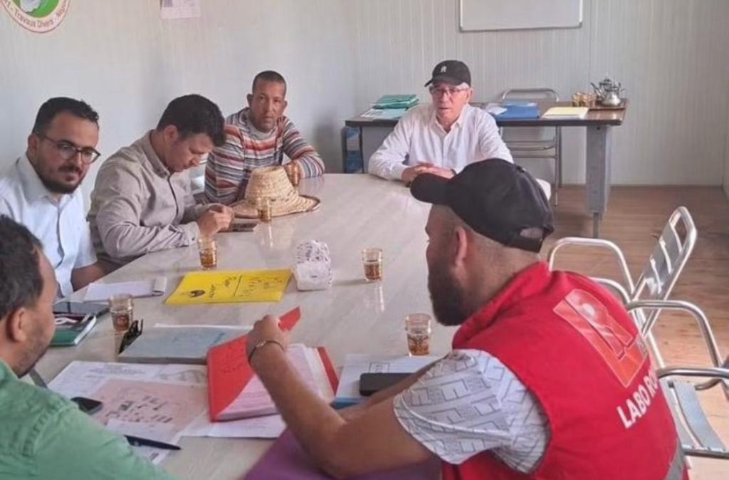 التويزي يترأس اجتماعا تنسيقيا لتتبع أشغال التأهيل الحضري بآيت أورير