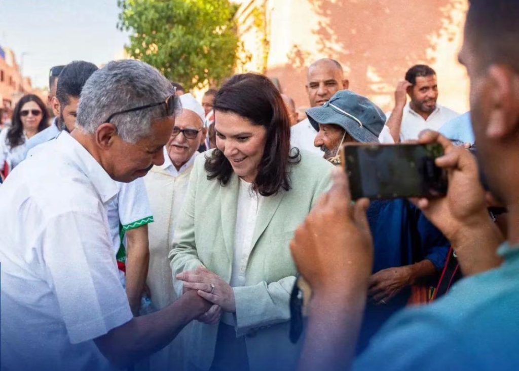 فاطمة الزهراء المنصوري تشرف على تدشين مشاريع تنموية بباب أغمات وسط ترحيب واسع من ساكنة مراكش