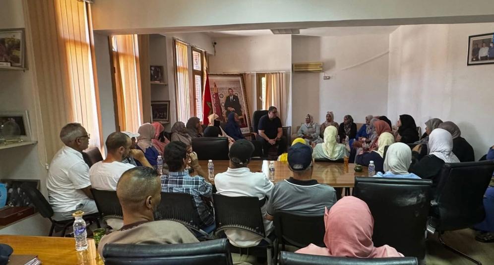 الوافا يستمع إلى انشغالات ساكنة الدائرة الأولى بجماعة المشور القصبة