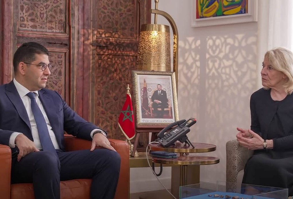 محمد المهدي بنسعيد يجري مباحثات ثنائية مع وزيرة الثقافة الفرنسية