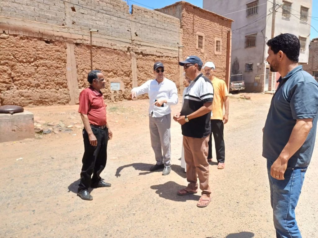 المجلس الجماعي لآيت أورير يطلق مشروعا لتأهيل حي آيت أورير القديمة وحي الكركور