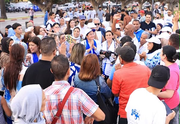 قلوب فيطح تواصل دعمها للمرشحات وتدعو النساء إلى دعم برنامج البام